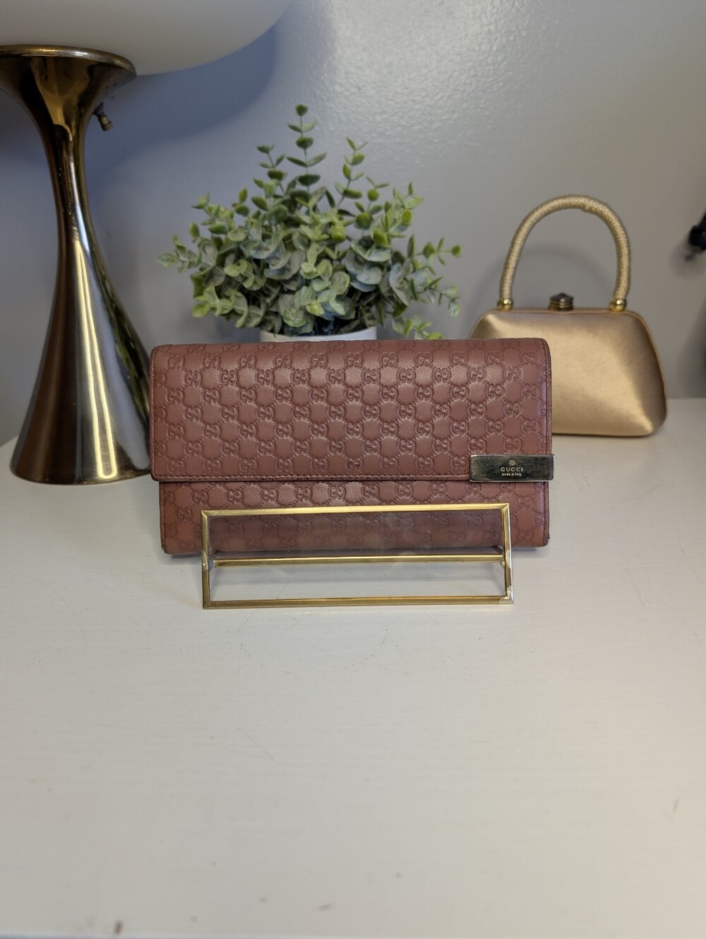 Gucci Microguccissima Continental Wallet, Dusty Rose -EUC w/ COA! - Picture 4 of 12
